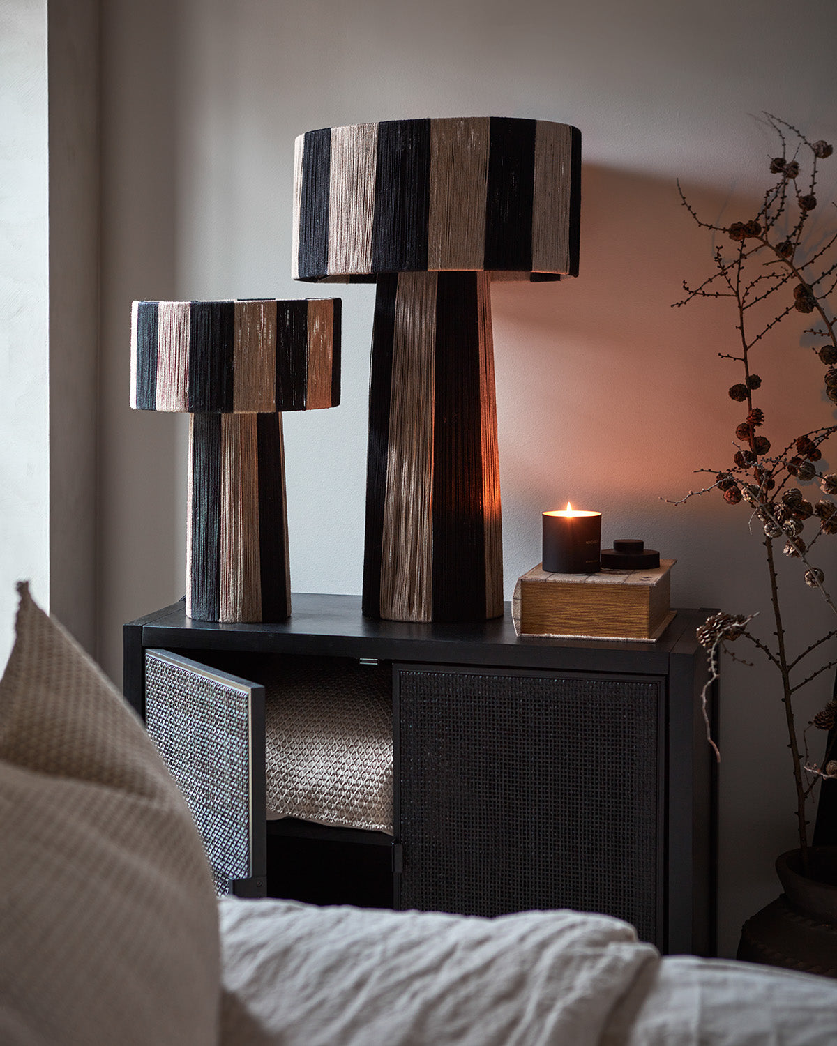 Stor JULLAN bordslampa 72 cm i modern bohemisk stil